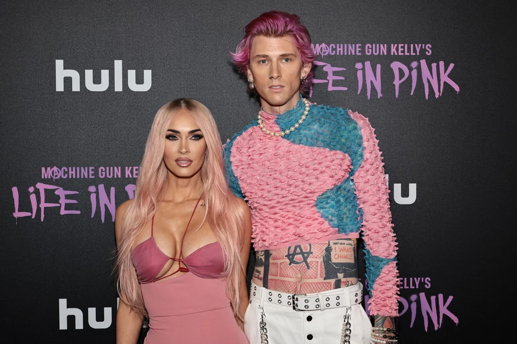 Megan Fox i Machine Gun Kelly na premierze filmu "Life in Pink"