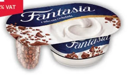 Fantasia Jogurt kremowy z kawałkami czekolady mlecznej 110 g
