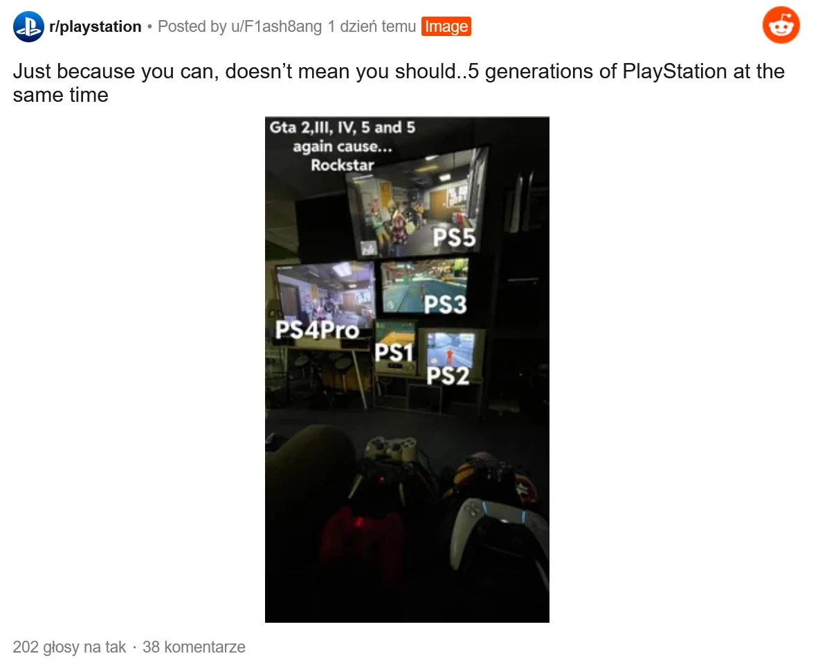 Porównanie GTA - zdjęcie zamieszczone w serwisie Reddit.com przez użytkownika @F1ash8ang