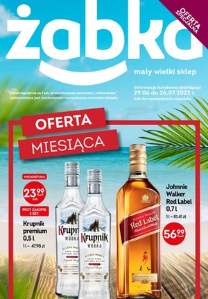 Gazetka promocyjna Żabka - Oferta alkoholowa w Żabce 