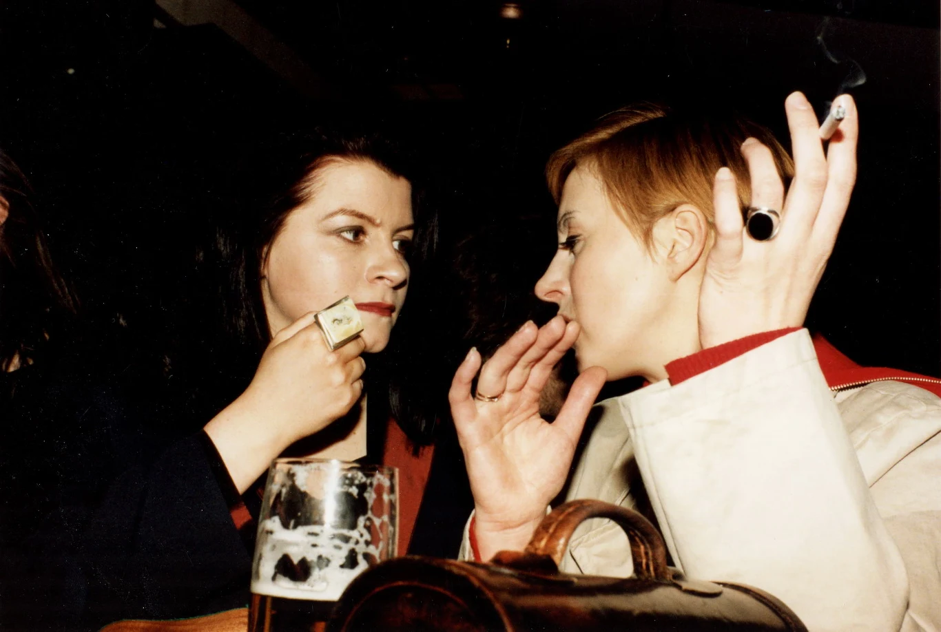 Katarzyna Kanclerz i Edyta Bartosiewicz, 1996 r. Katarzyna Kanclerz i Edyta Bartosiewicz, 1996 r.