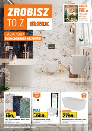 Gazetka promocyjna OBI - Funkcjonalna łazienka z Obi 