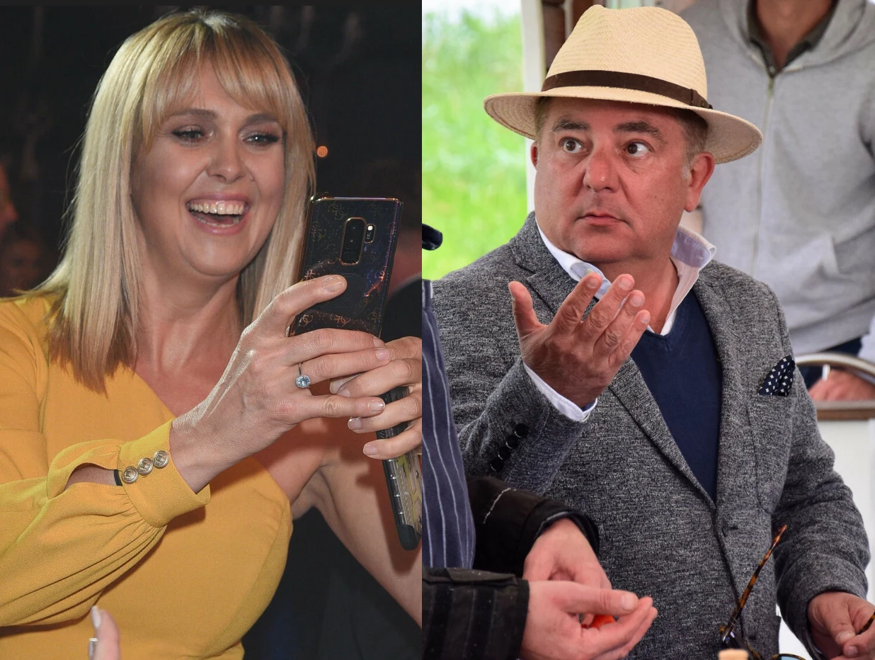 Ewa Wachowicz i Robert Makłowicz Ewa Wachowicz i Robert Makłowicz