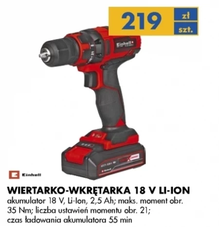 Wiertarko-wkrętarka