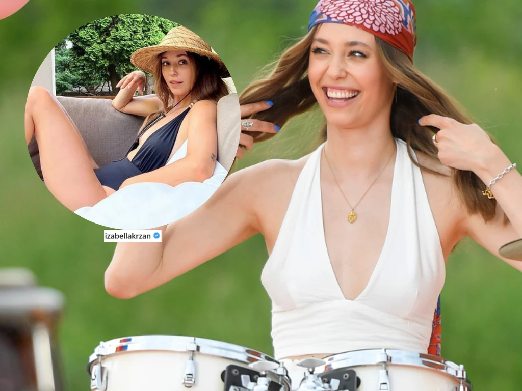 Iza Krzan kusi w stroju kąpielowym @izabellakrzan/
