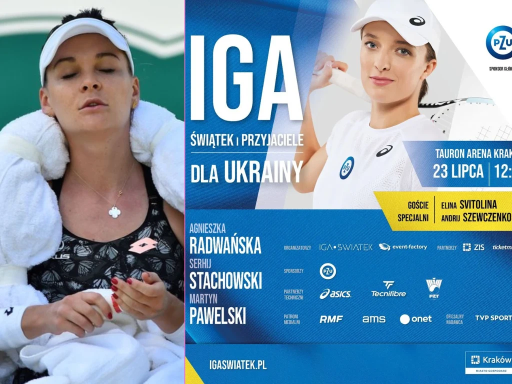 Iga Świątek i Agnieszka Radwańska na jednym korcie Iga Świątek i Agnieszka Radwańska na jednym korcie