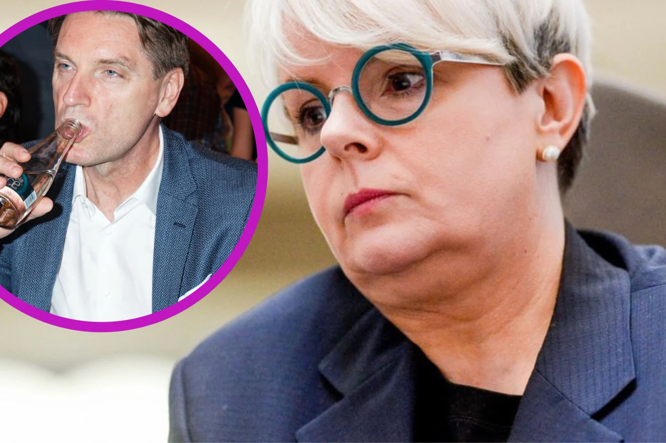 Karolina Korwin Piotrowska i Tomasz Lis Karolina Korwin Piotrowska i Tomasz Lis