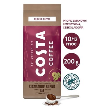 COSTA COFFEE Signature Blend Dark Roast Kawa palona mielona 200 g - 0
