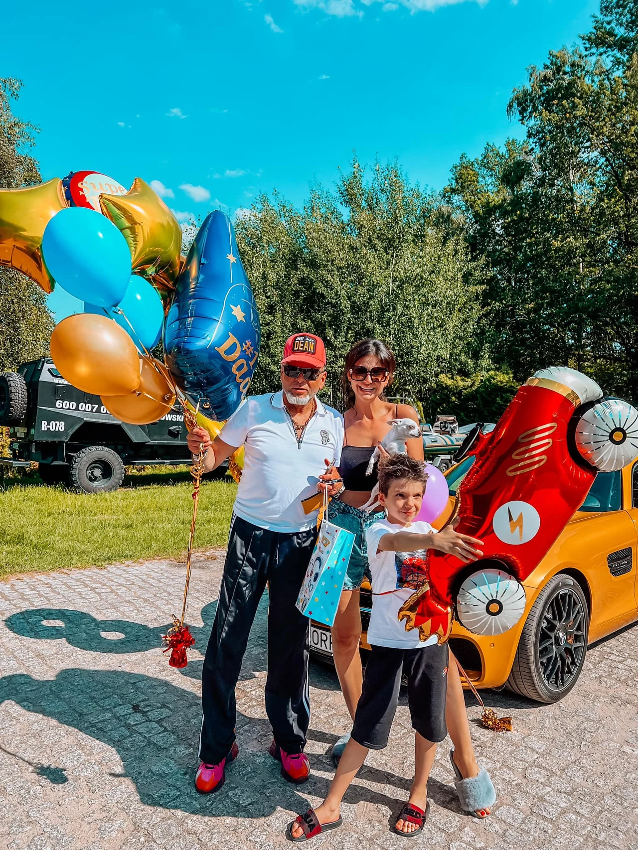 Krzysztof Rutkowski z rodziną