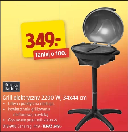 Grill elektryczny Burns&Barkles