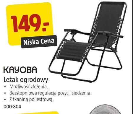 Leżak ogrodowy Kayoba