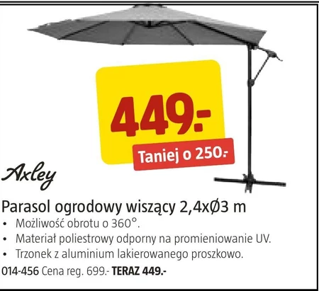Parasol ogrodowy Axley