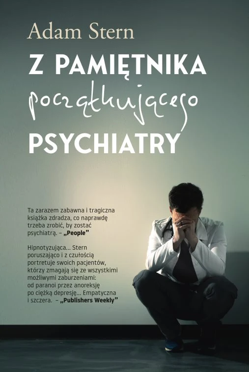 Okładka książki Adama Sterna "Z pamiętnika początkującego psychiatry", Insignis