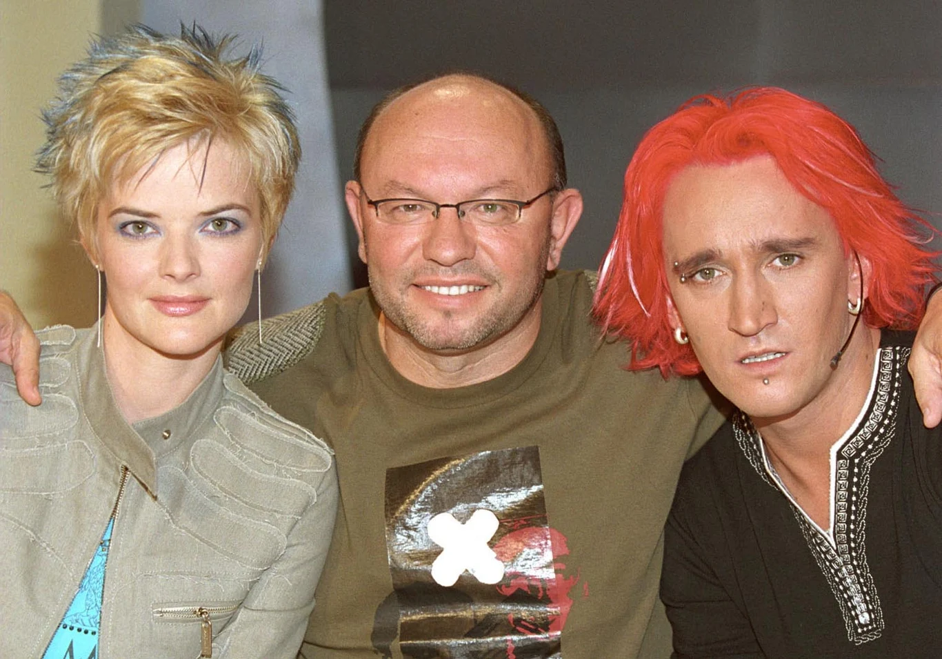 Leszek Kumański z Moniką Zamachowską i Michałem Wiśniewskim Leszek Kumański z Moniką Zamachowską i Michałem Wiśniewskim