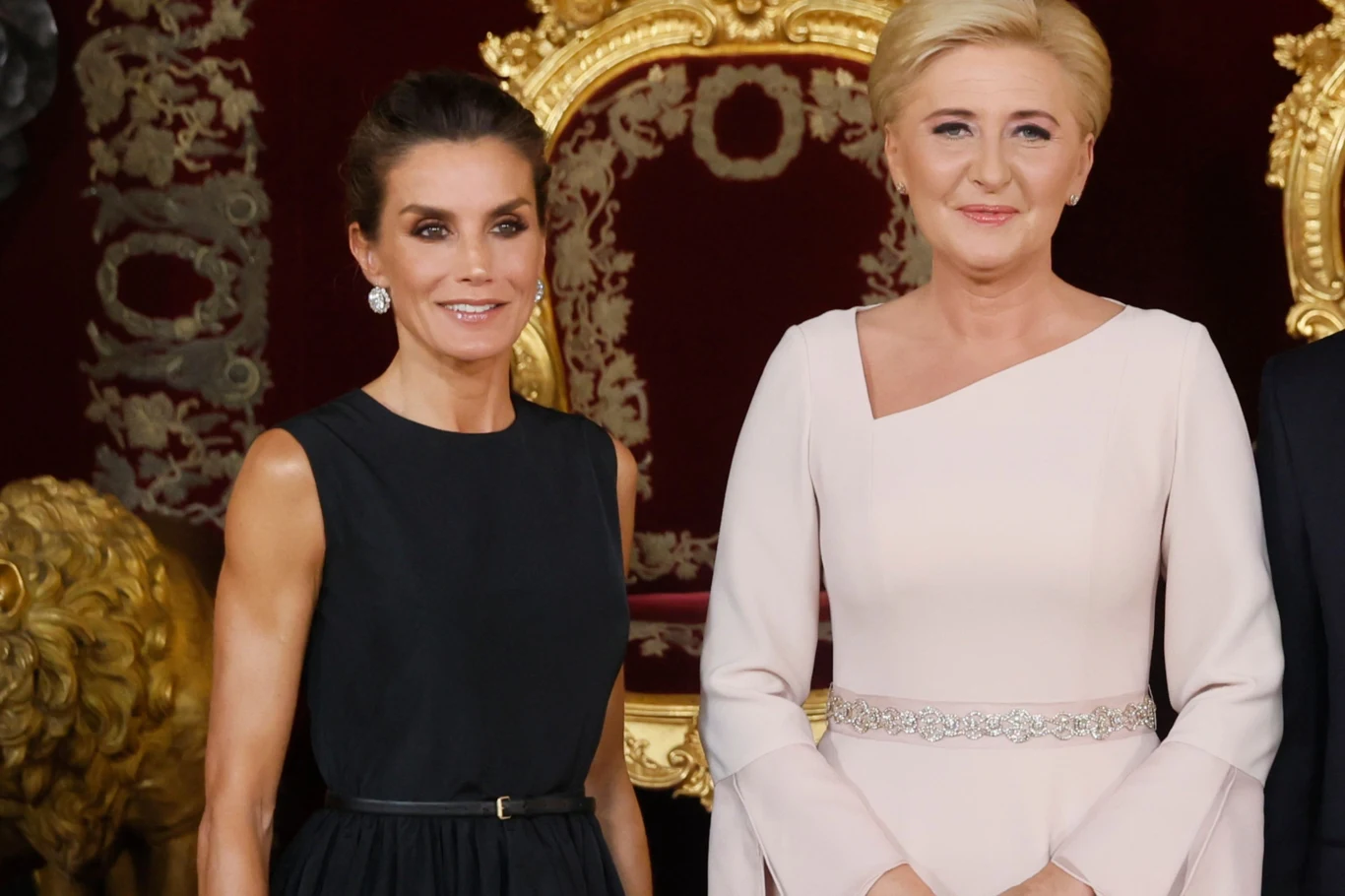 Agata Kornhauser-Duda i królowa Letizia Agata Kornhauser-Duda i królowa Letizia