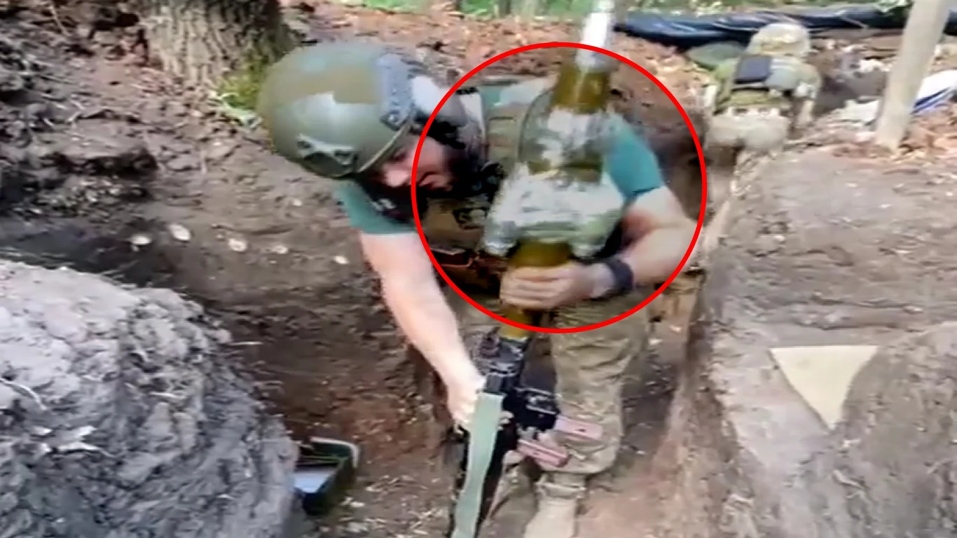Zmodyfikowany metodą chałupniczą pocisk RPG Zmodyfikowany metodą chałupniczą pocisk RPG