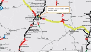 Wkrótce budowa drogi S74 w Kielcach. Powstanie w wykopie i tunelach