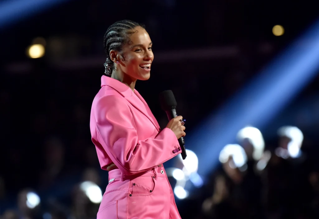 Alicia Keys podczas gali rozdania nagród Grammy