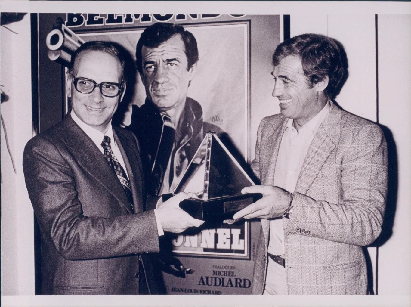 Ennio Morricone wraz z Jeanem Paulem Belmondo