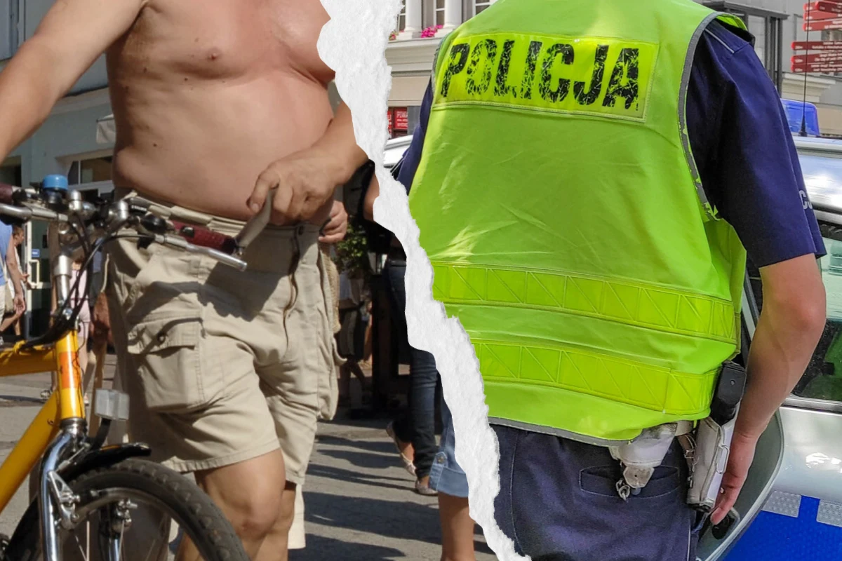 Czy za spacer bez koszulki może grozić mandat?
