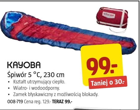 Śpiwór Kayoba