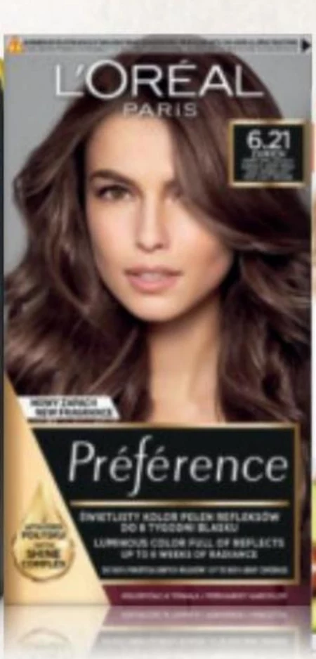 L'Oréal Paris Préférence Farba do włosów zimny opalizujący bardzo jasny brąz 6.21 Zurich