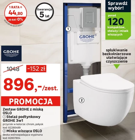 Zestaw do wc Grohe