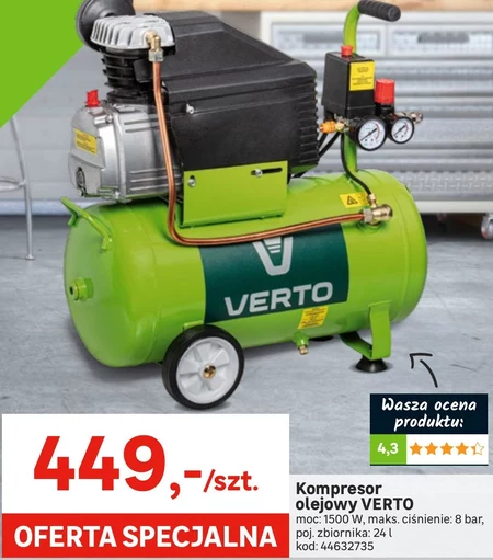 Kompresor olejowy Verto