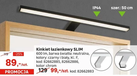 Kinkiet łazienkowy