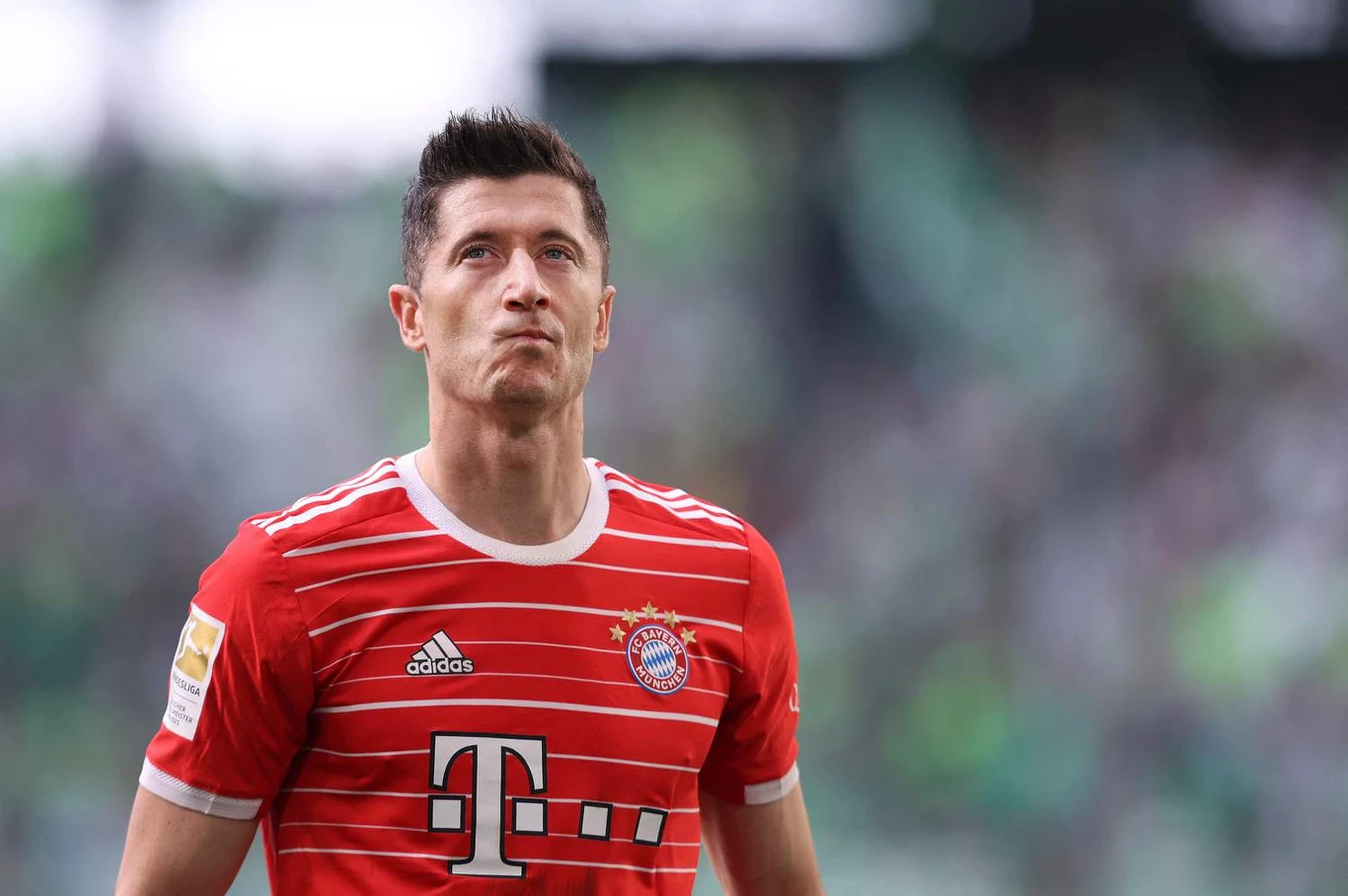 Robert Lewandowski w trykocie Bayernu Monachium