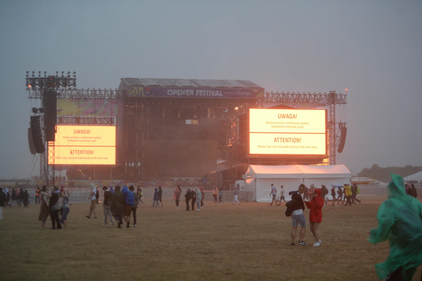 Ewakuacja Open'er Festivalu