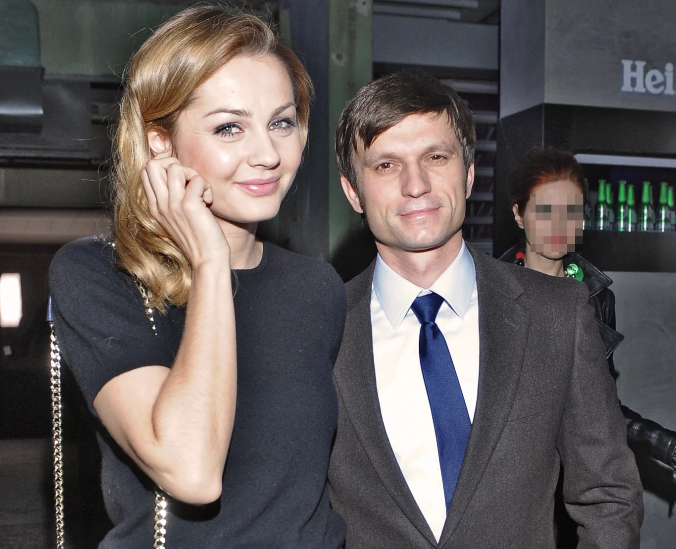 Małgorzata Socha z mężem