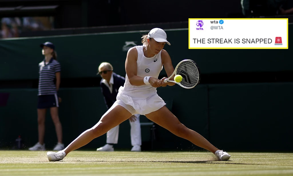 Iga Świątek przegrała z Alize Cornet na Wimbledonie Iga Świątek przegrała z Alize Cornet na Wimbledonie