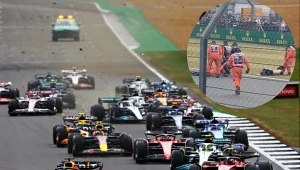 Protestujący doprowadzili do niebezpiecznej sytuacji na torze