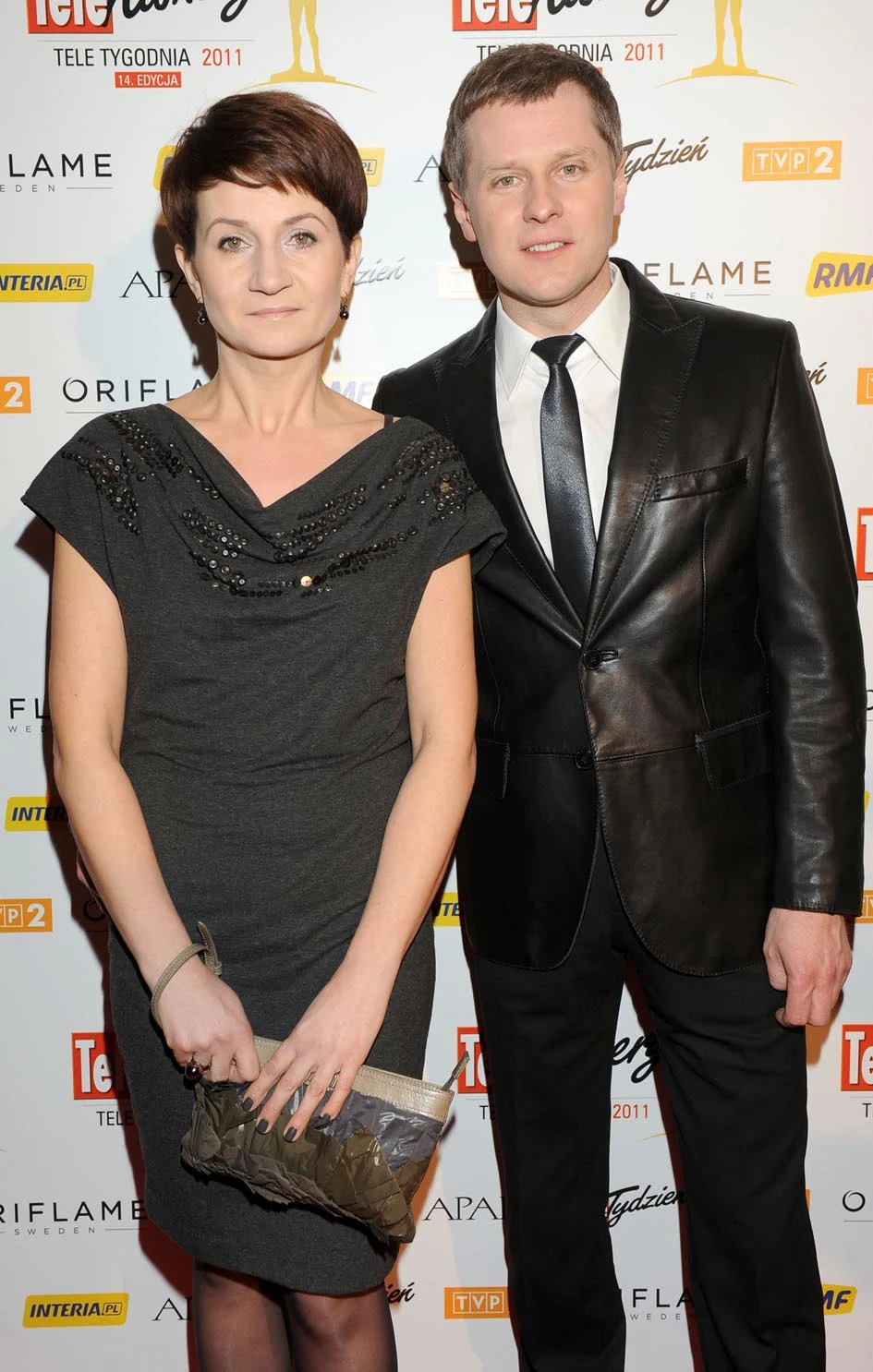 Krzysztof Respondek z żoną