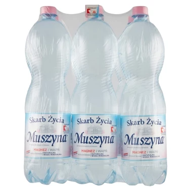 Muszyna Skarb Życia Naturalna woda mineralna wysokozmineralizowana niegazowana 6 x 1,5 l - 0