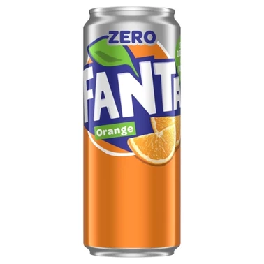 Fanta Zero Sugar Napój gazowany o smaku pomarańczowym 330 ml - 1