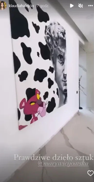 Klaudia Halejcio pokazała obraz za 18 tys. na Instagramie!