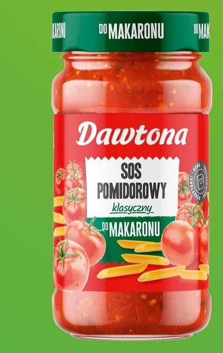 Dawtona Sos pomidorowy klasyczny do makaronu 550 g