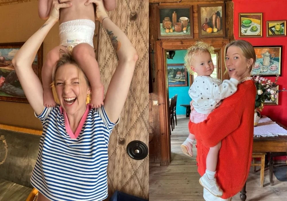 Lara Gessler z córką Neną Lara Gessler z córką Neną