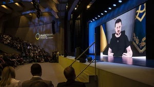 Przemówienie prezydenta Ukrainy Wołodymyra Zełenskiego podczas konferencji w Lugano