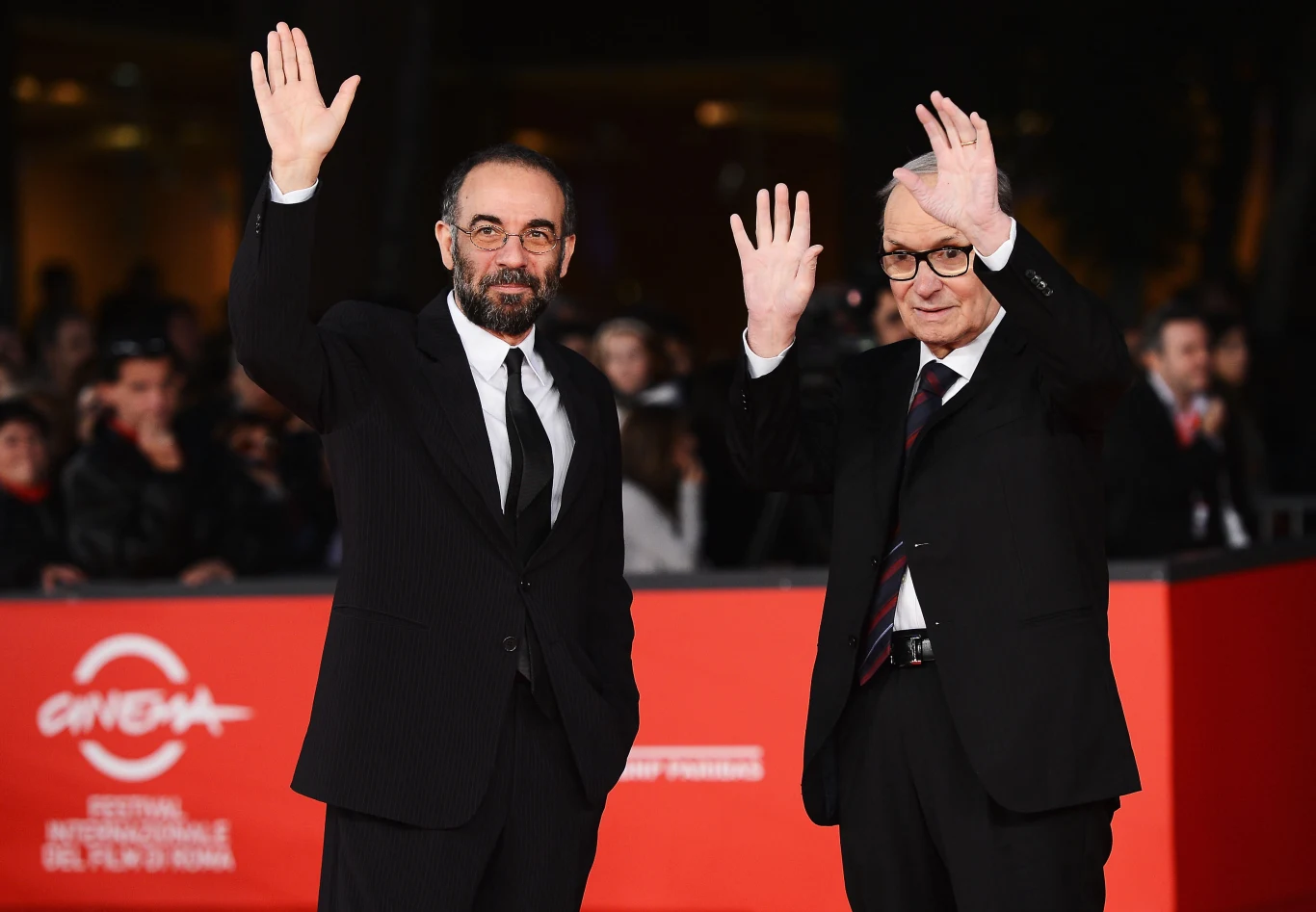 Giuseppe Tornatore i Ennio Morricone w 2012 roku w Rzymie