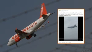 Jeden z pasażerów wywołał alarm bombowy w samolocie easyJet lecącym na Minorkę. Poderwano myśliwiec F-18