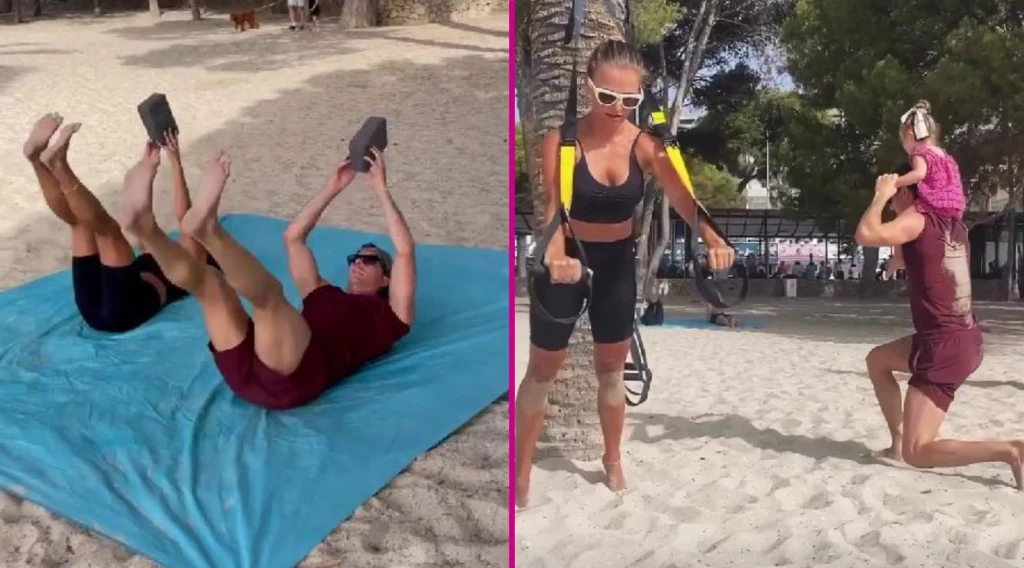 Robert Lewandowski i Anna Lewandowska na wakacjach nie próżnowali