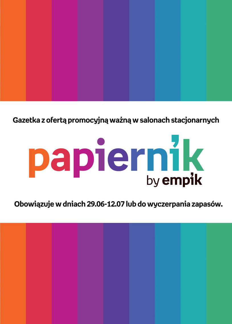 Gazetka promocyjna Papiernik by Empik - wygasła 28 dni temu