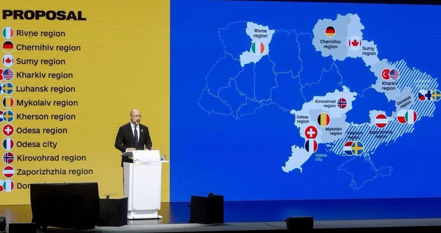 Plan odbudowy Ukrainy przedstawiony na konferencji w Lugano Plan odbudowy Ukrainy przedstawiony na konferencji w Lugano