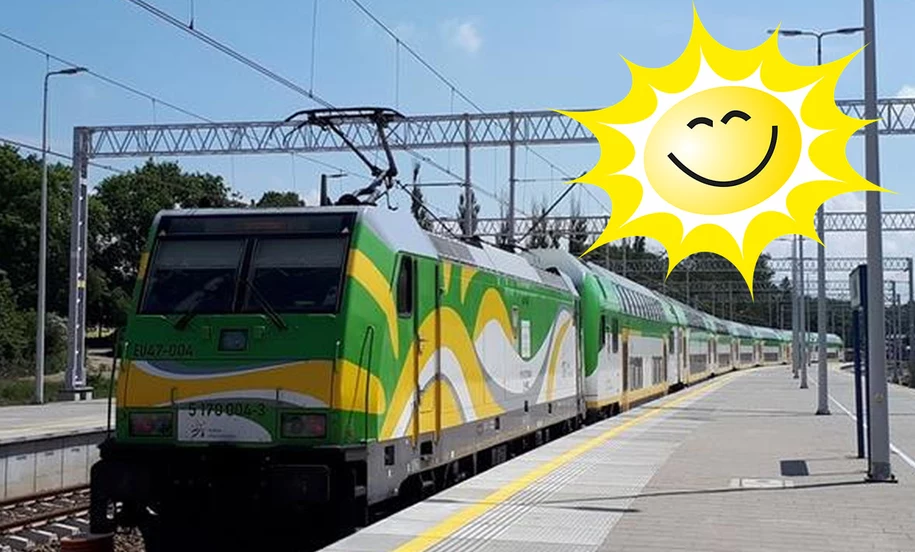 Pociągi "Słoneczny" i "Słoneczny Bis" świetna oferta dla urlopowiczów