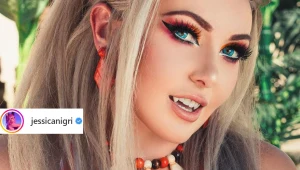 Jessica Nigri - fragment zdjęcia zamieszczonego w serwisie Instagram.com na profilu @jessicanigri