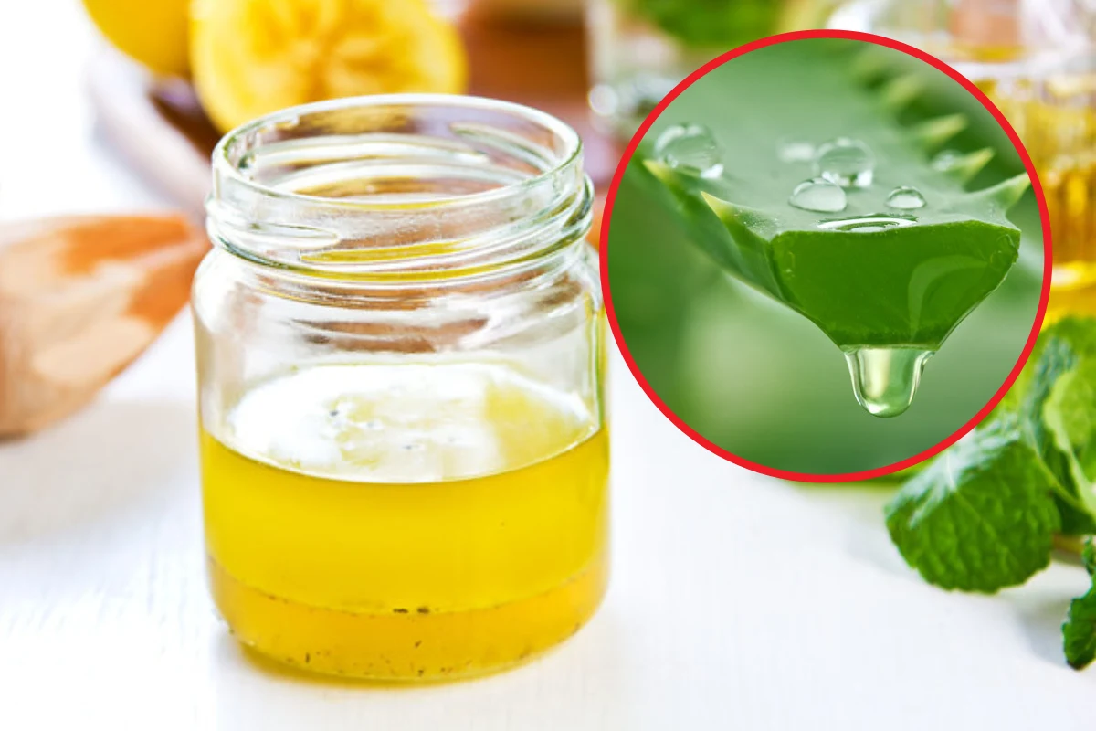 Połącz oliwę, sok z cytryny i aloesu. Organizm ci podziękuje