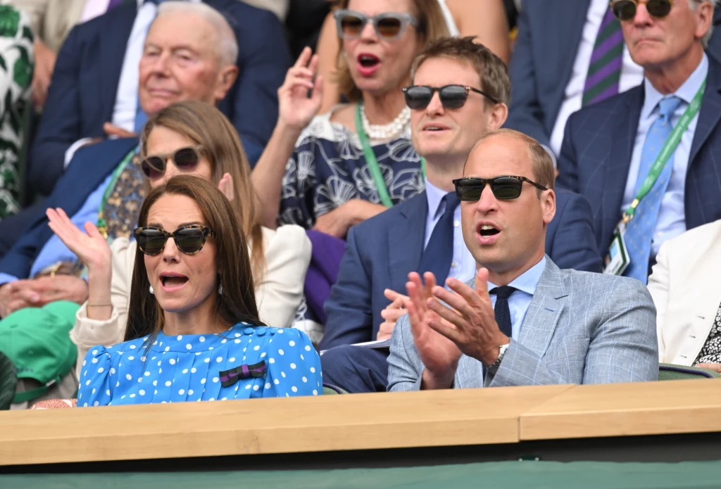 Księżna Kate i książę William na Wimbledonie